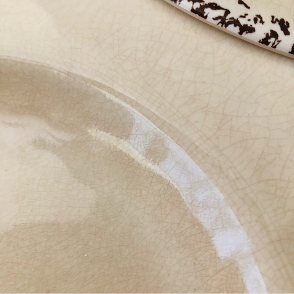 $5 SALE! NWT Set of 4 ASHLAND 8.5” Summer Fiesta Intentional Crackle Plates - Picture 4 of 5